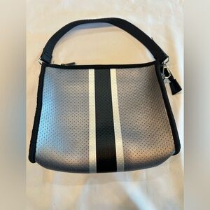 Haute Shore Silver and Black Women's Bag